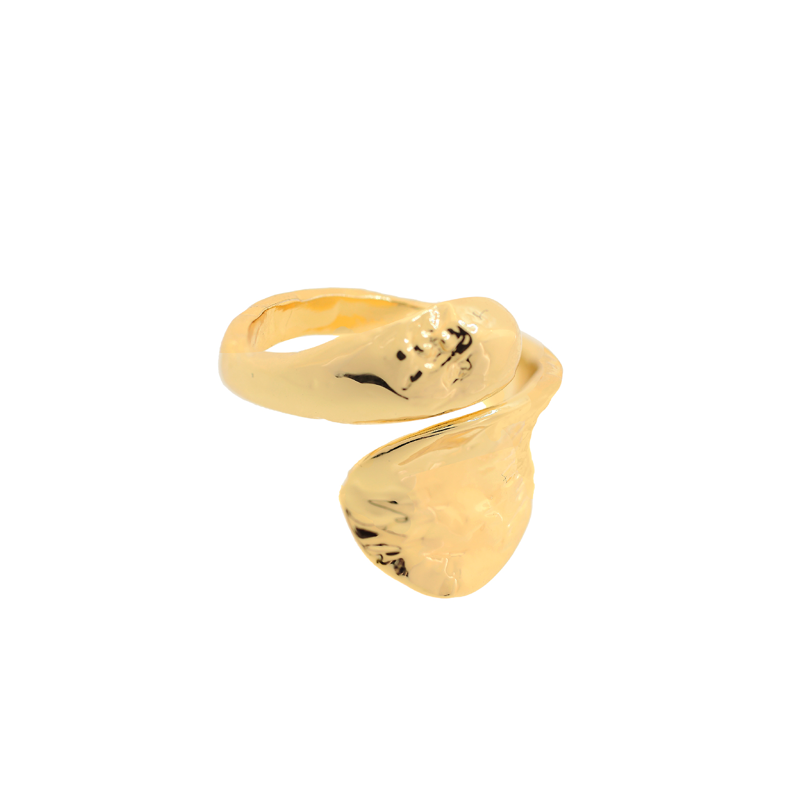 Universal rustic satin ring.