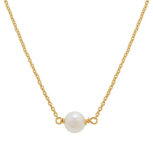 Collar with pearl