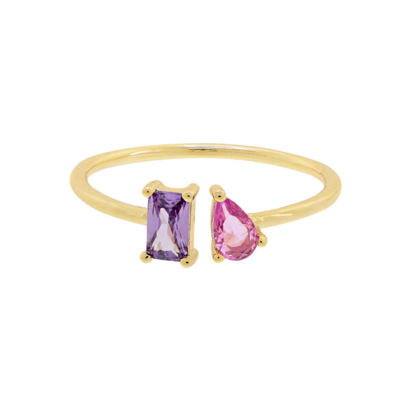 Anillo baguette