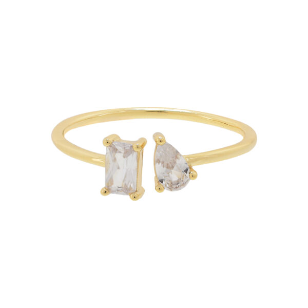 Anillo baguette
