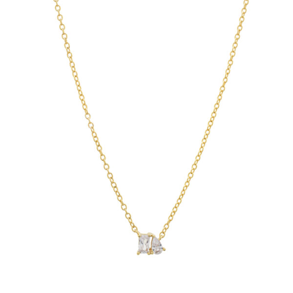 Baguette necklace