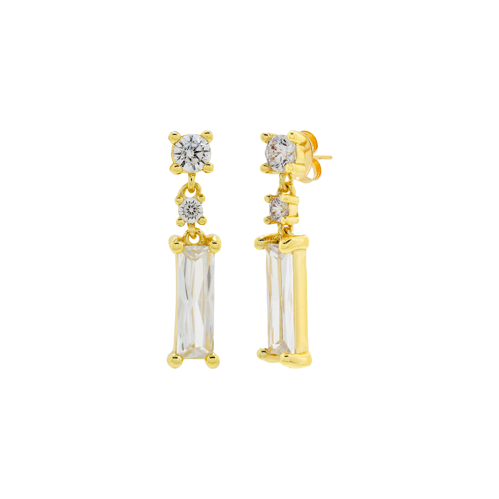 Baguette earring