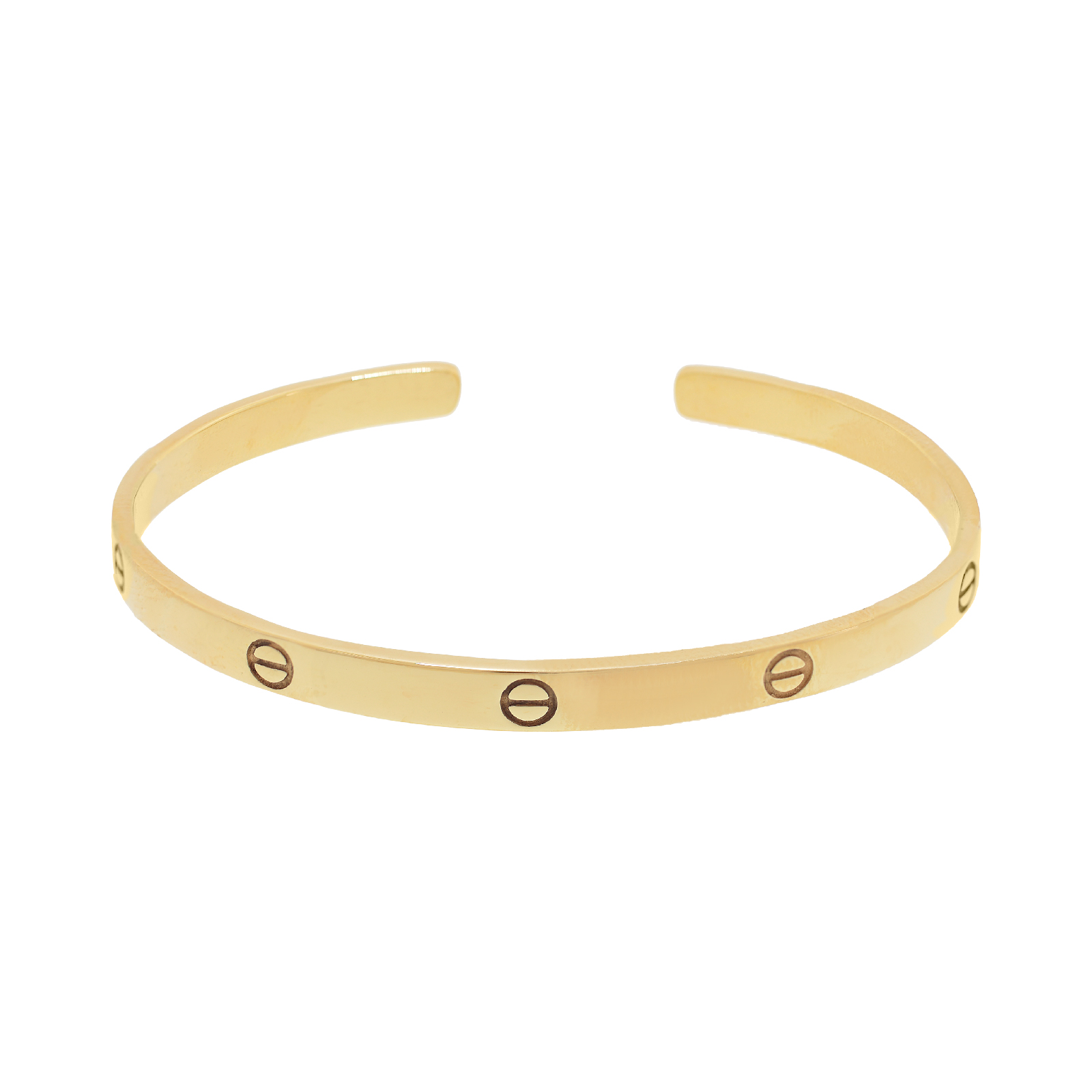 Open screw bracelet