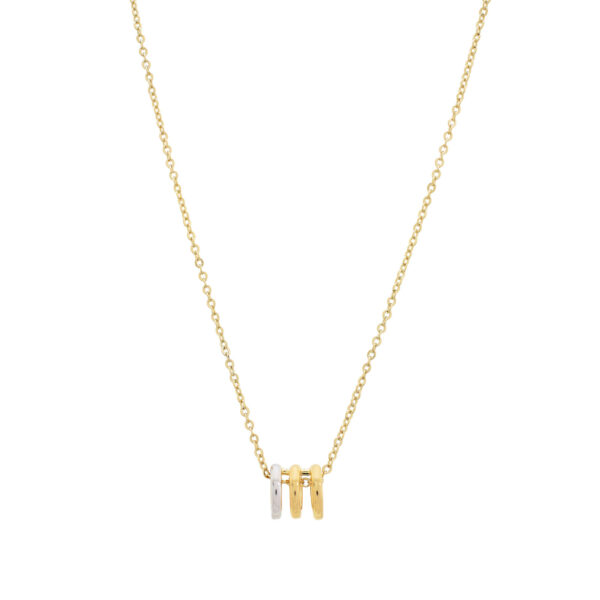 Combined Gold and Silver Necklace