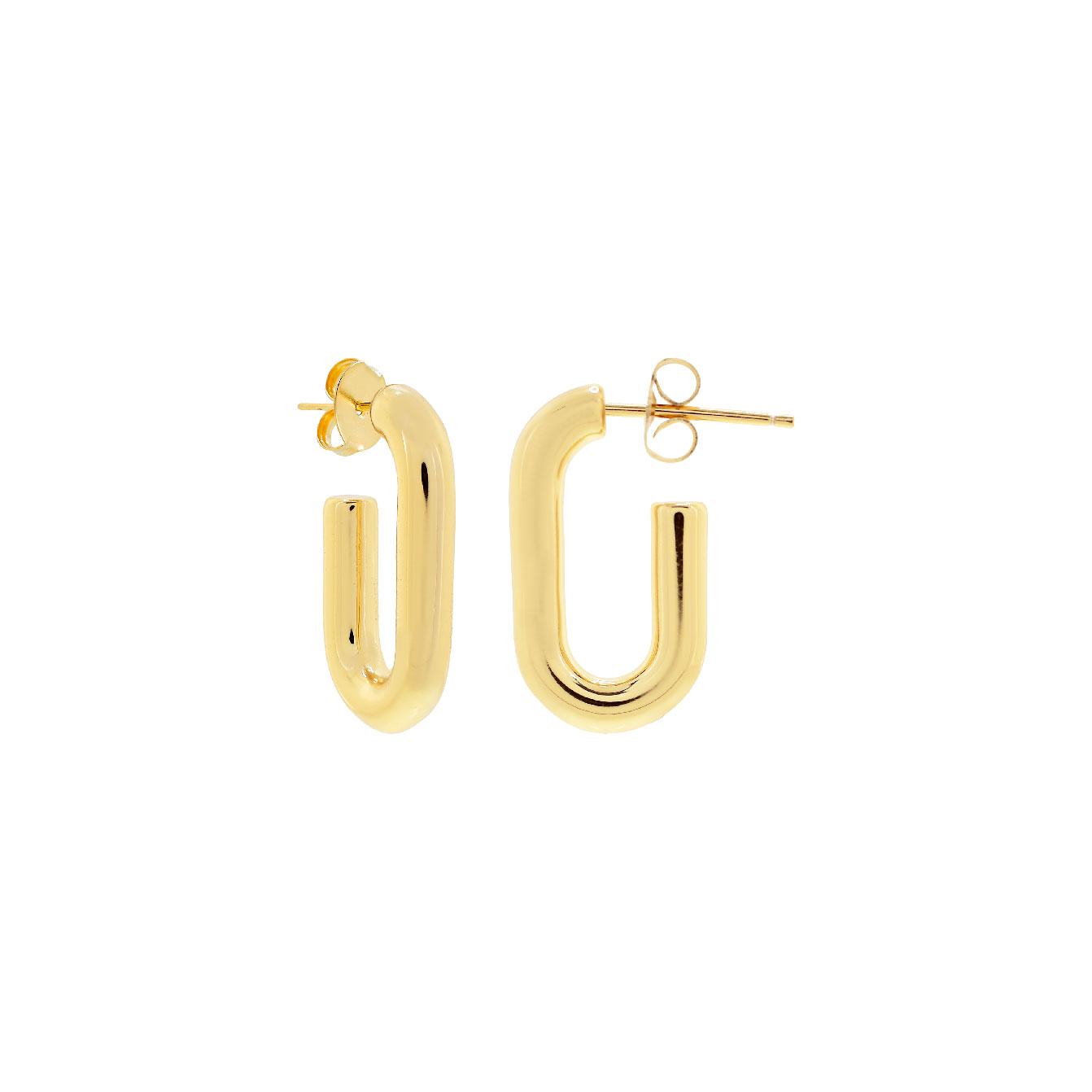 Open Rectangular Plain Hoop