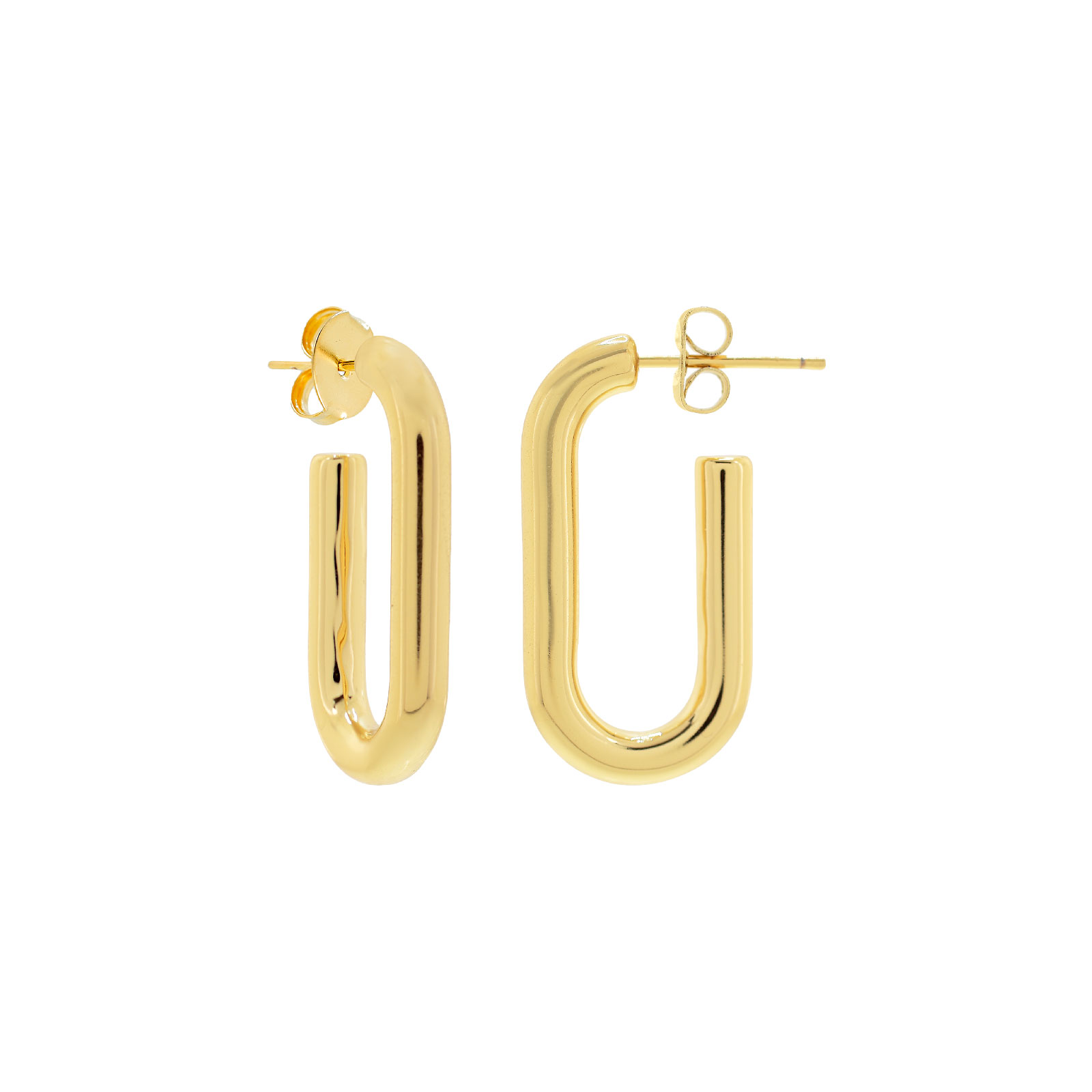 Open Rectangular Plain Hoop