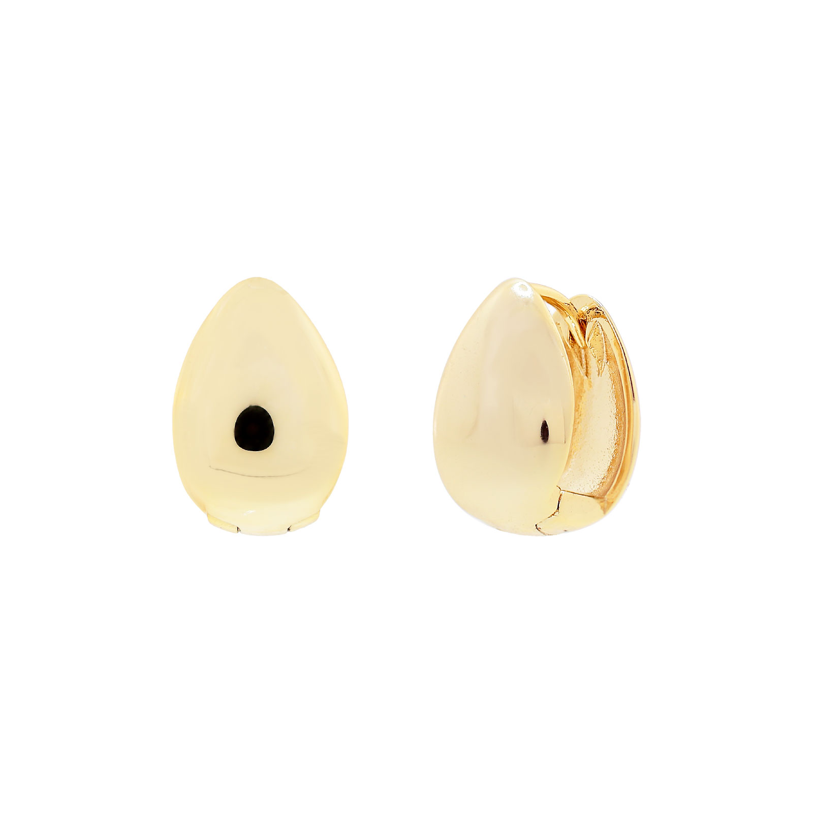 Double Hollow Oval Earring