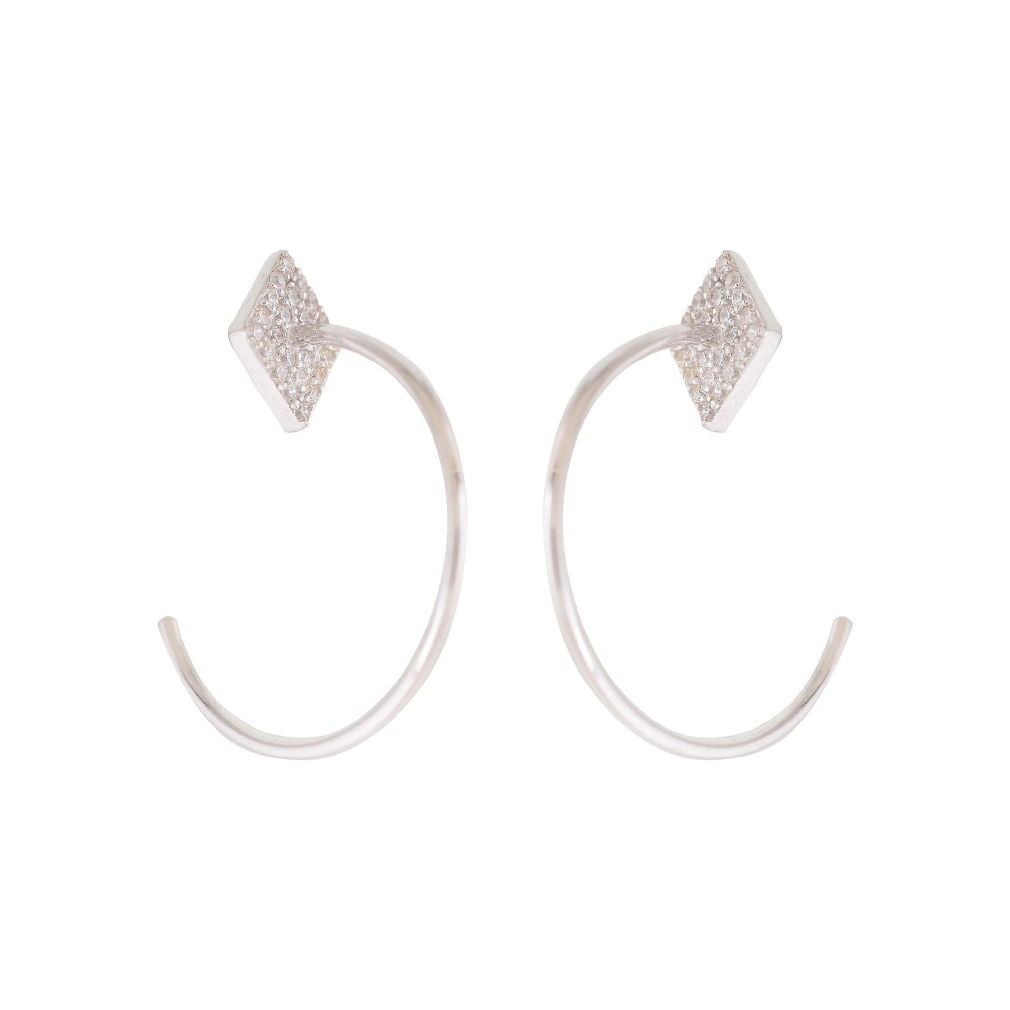SILVER EARRING OF FIRST LAW RODIATED