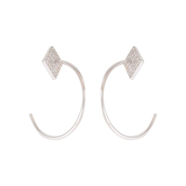 SILVER EARRING OF FIRST LAW RODIATED