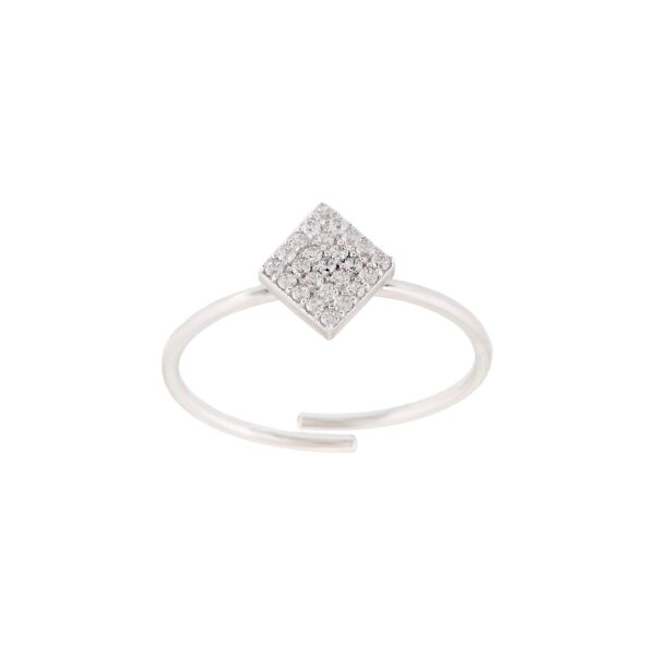 UNIVERSAL RING FIRST LAW SILVER RHODIUM