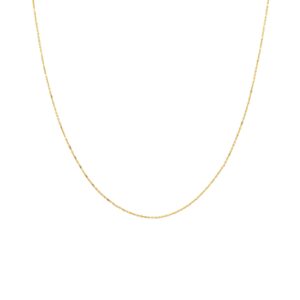 90-97 CM LONG COLLAR DORADO pilled Sterling silver L