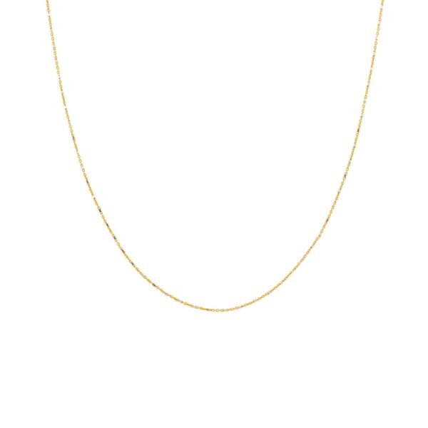 90-97 CM LONG COLLAR DORADO pilled Sterling silver L
