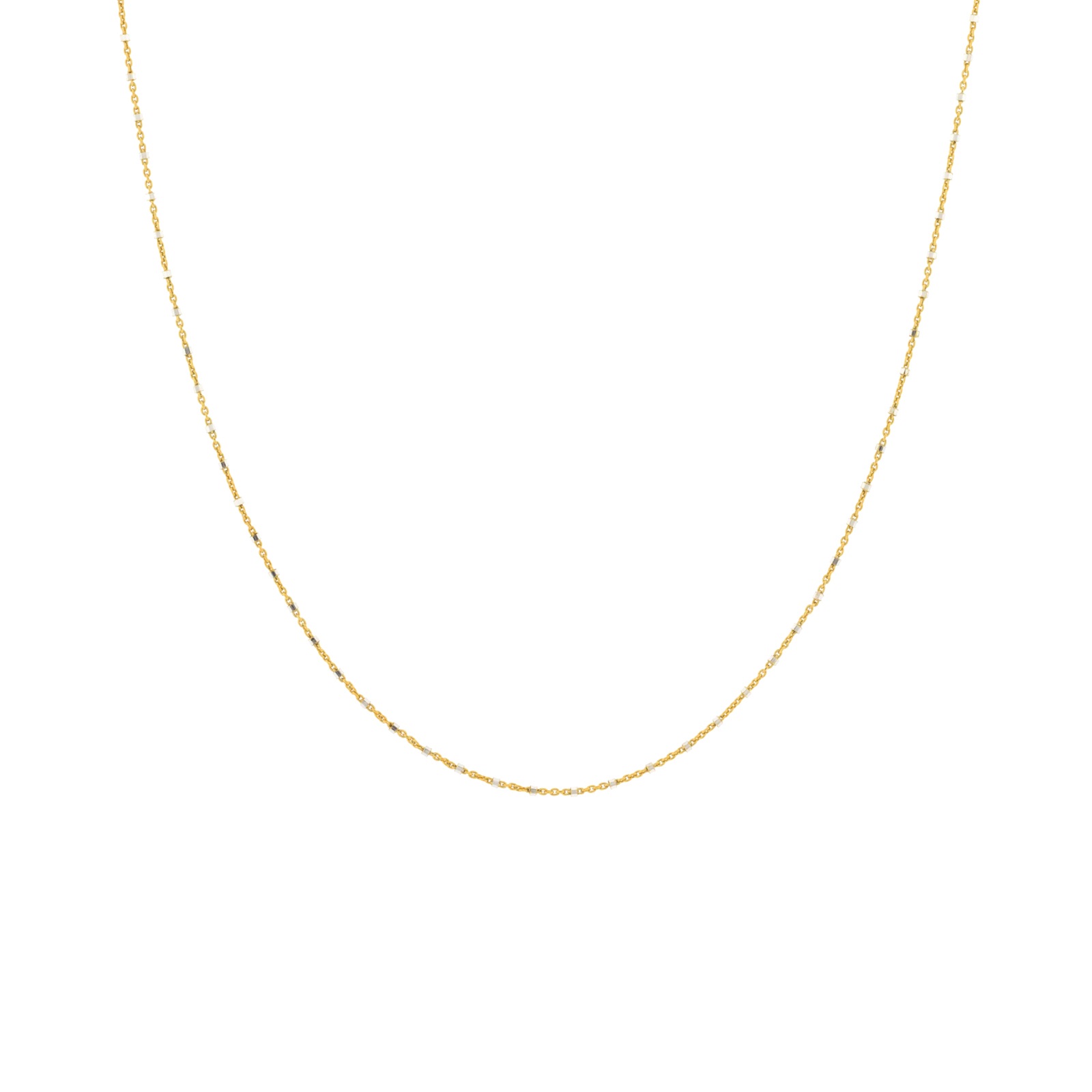 90-97 CM LONG COLLAR DORADO pilled Sterling silver L
