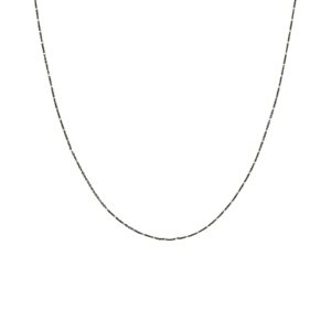 SILVER NECKLACE LONG CM 90-97 pilled FIRST SILVER