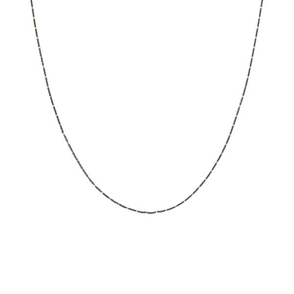 SILVER NECKLACE LONG CM 90-97 pilled FIRST SILVER