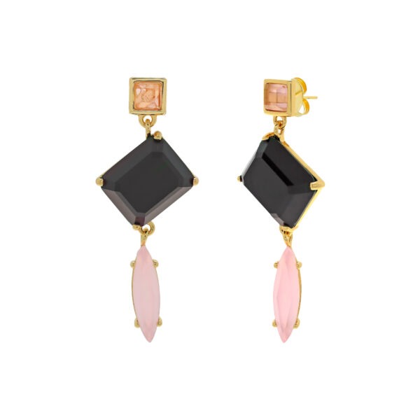Multicolored Geometric Collection with Mother of Pearl