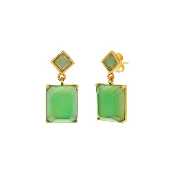Multicolored Geometric Collection with Mother of Pearl
