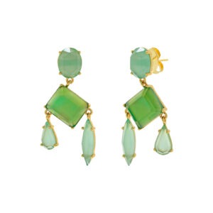 Multicolored Geometric Collection with Mother of Pearl
