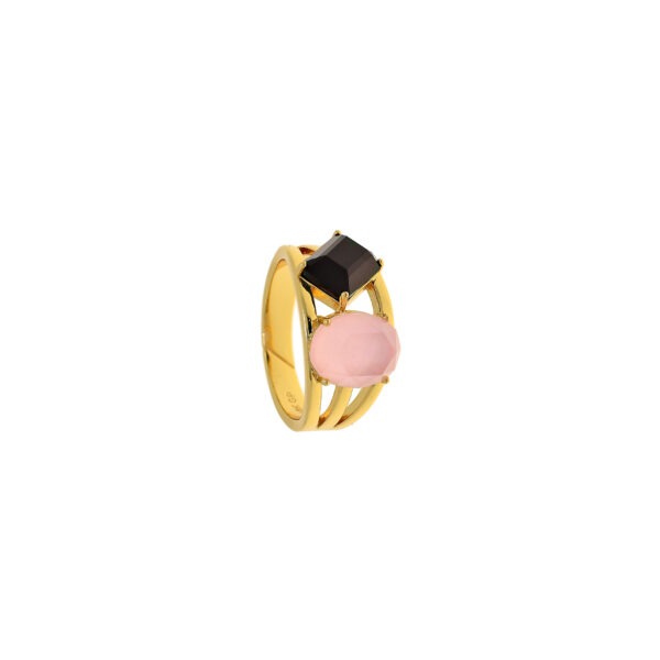 Multicolored Oval Collection with Mother of Pearl