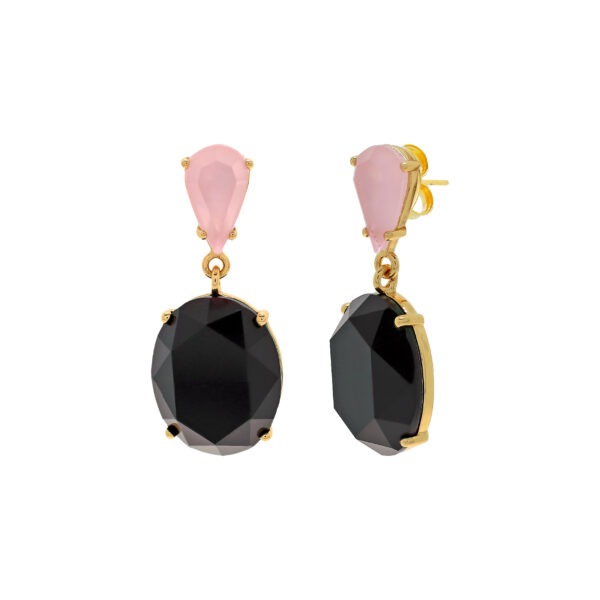 Multicolored Oval Collection with Mother of Pearl