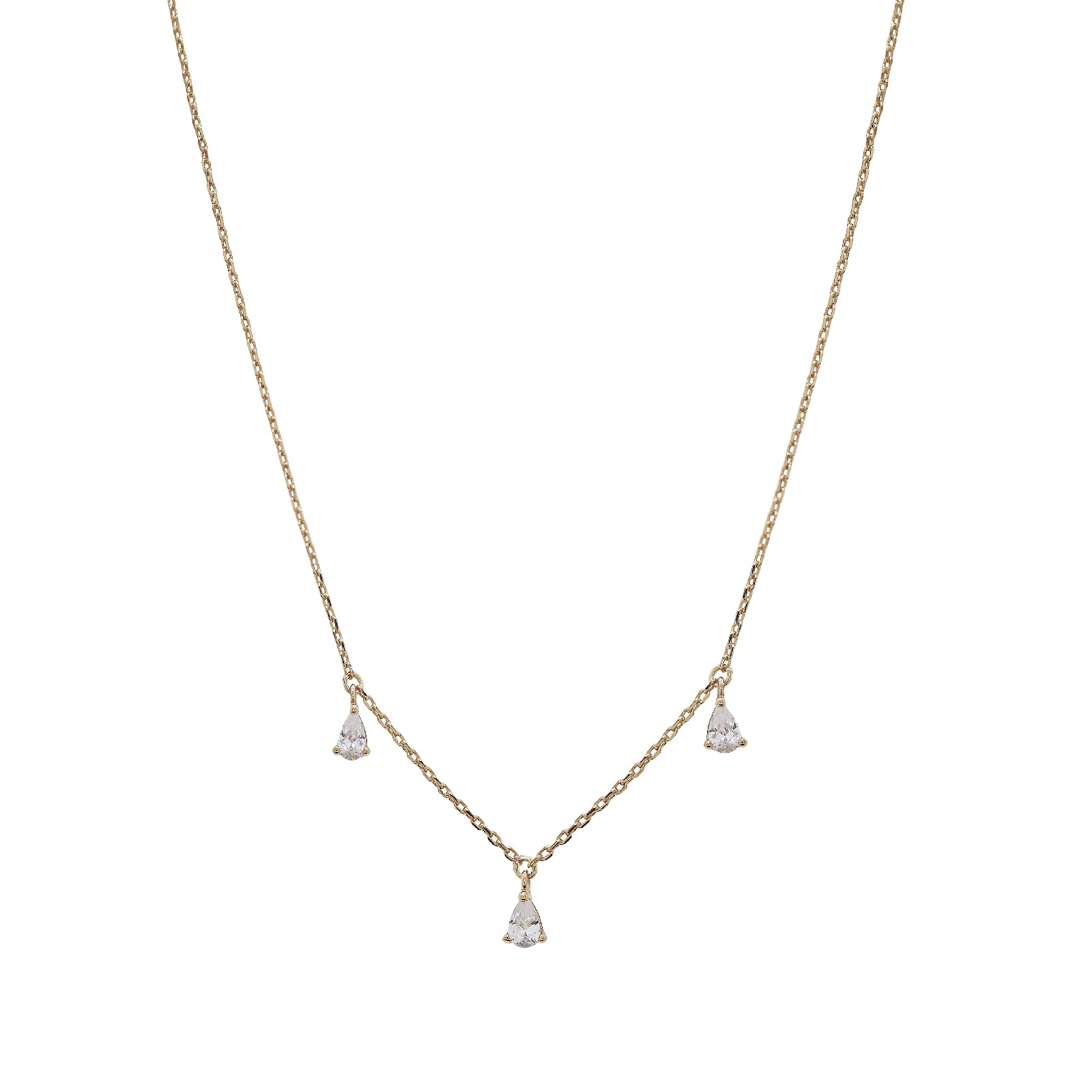 Necklace with 2 criconites