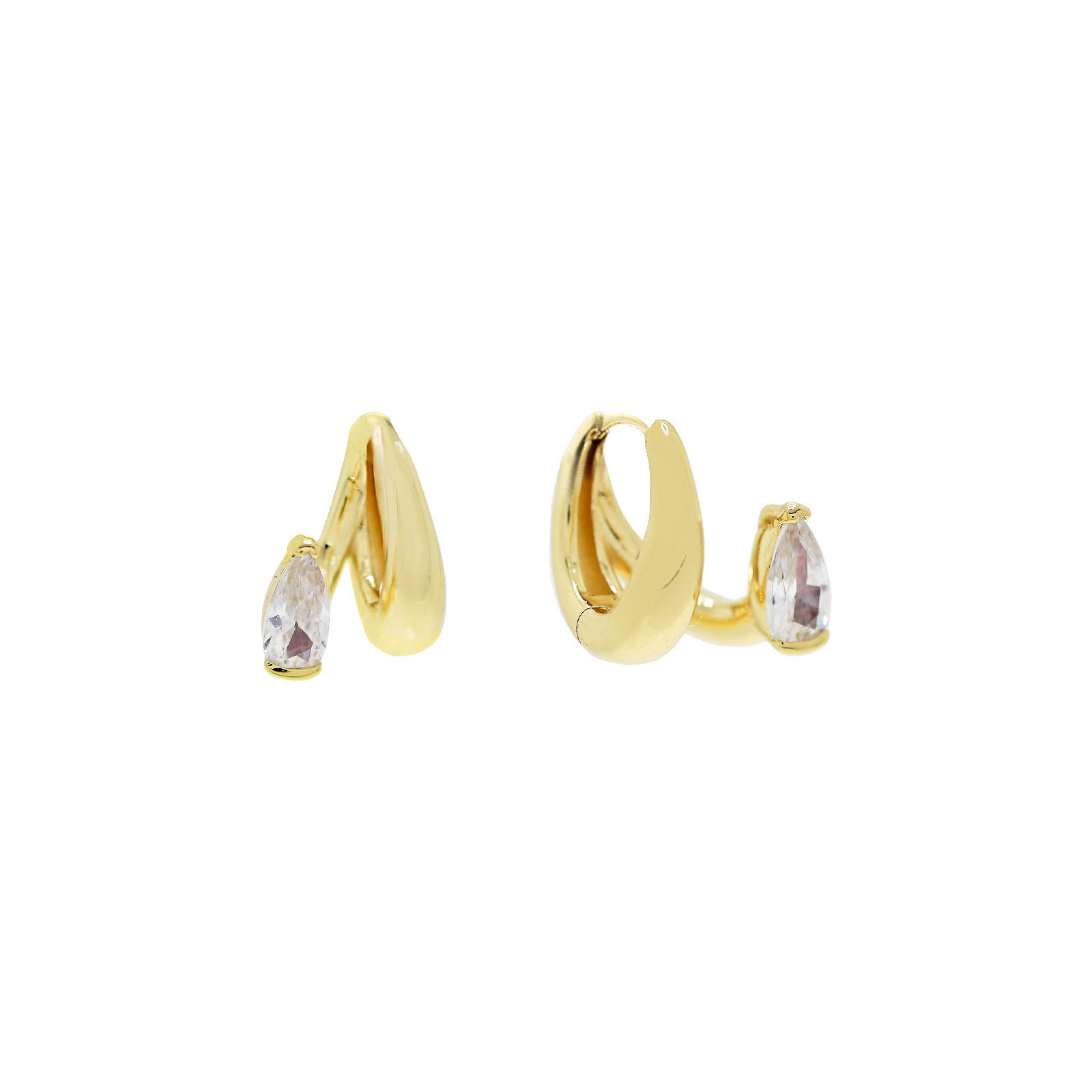 Hoop with zirconia