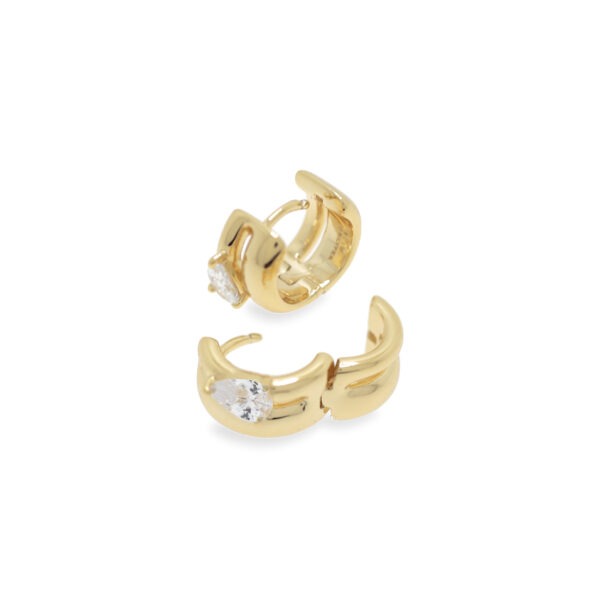 Wide hoop with zirconia