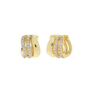 Wide hoop with zirconia