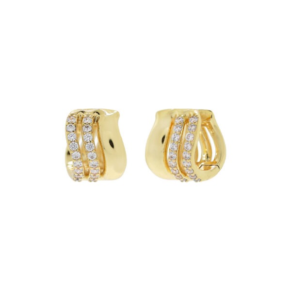 Wide hoop with zirconia