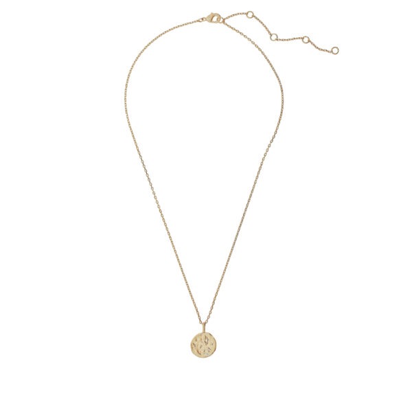 Collar Moneda con Flores