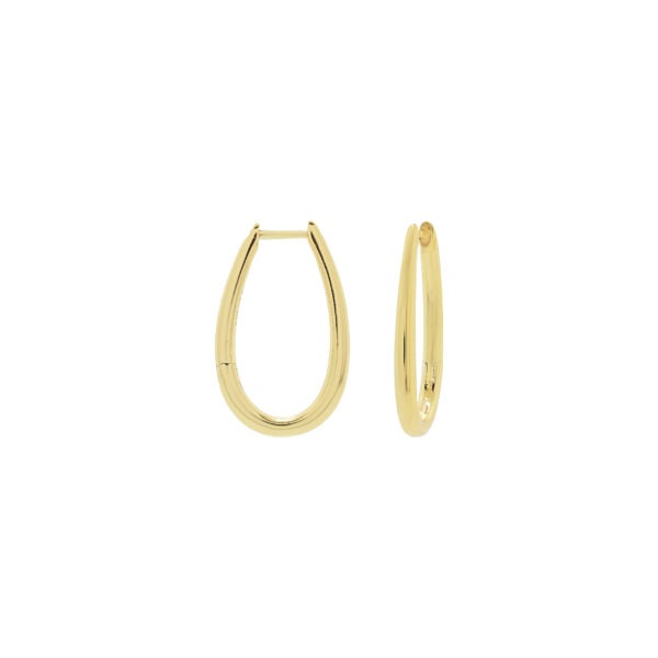 Small oval closed ring with hinge