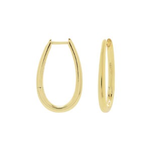 Large Oval Closed Ring with Hinge